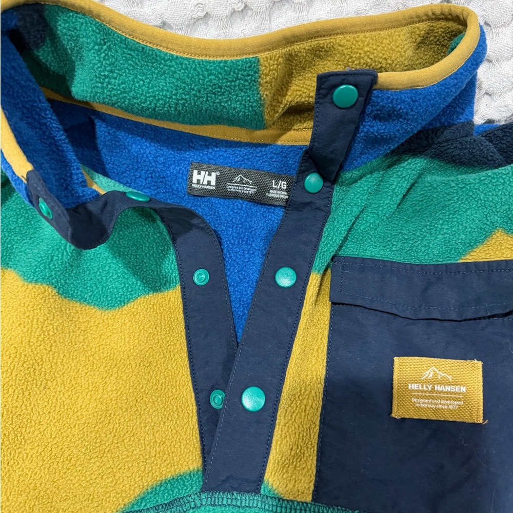 Helly Hansen Multicolor Fleece with Snap Buttons